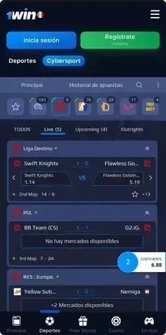 1win betting app