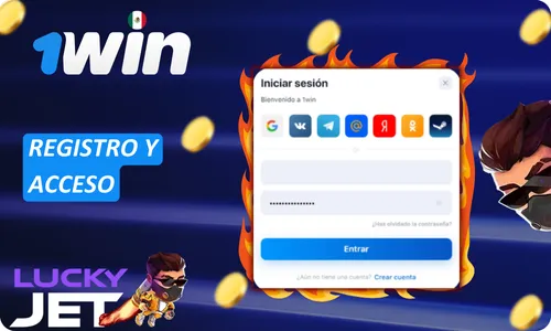 Cómo registrarse en la app 1Win Lucky Jet