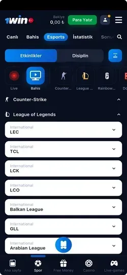 1 win app login