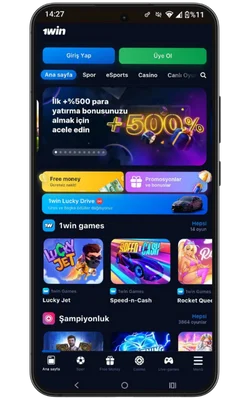 1Win resmi mobil sitesine erişim