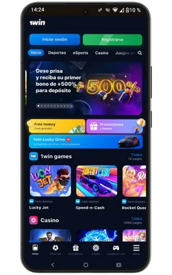 Accede al sitio móvil oficial de 1Win