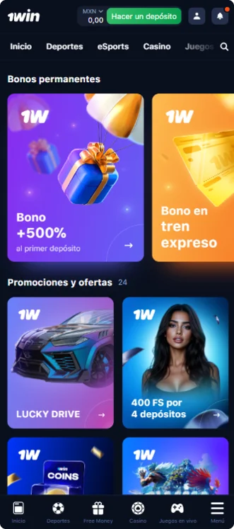 Bonos 1WinAPK