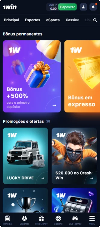 Bonus 1Win APK
