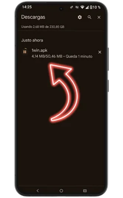 Instalar la app: